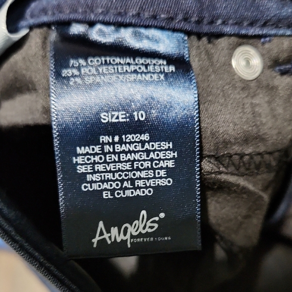Angels High Rise Dark Blue Jeans - Picture 6 of 6